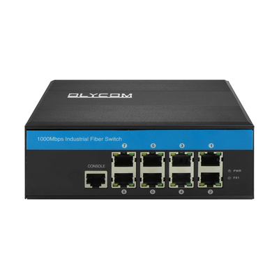 Lo SNMP diretto industriale CLI del commutatore di Ethernet del porto di Smart 8 di gigabit ha diretto DC9V