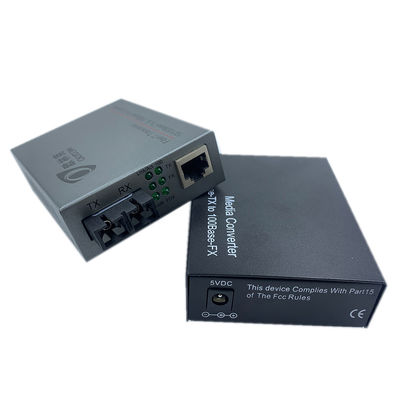 cavo facoltativo 5Km Max On MMF del convertitore di 2A Mini Fiber Optic Ethernet Media