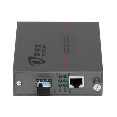 Megabit a fibra ottica grigio 10/100M di SFP della fibra di LC del convertitore di media di Ethernet di POE