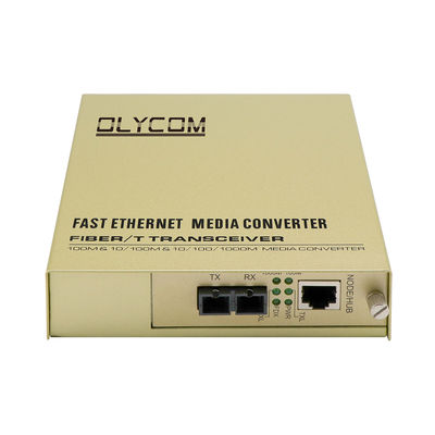 Convertitore di media del CCTV di MDIX con 2 porte Ethernet SMF 100km massimo
