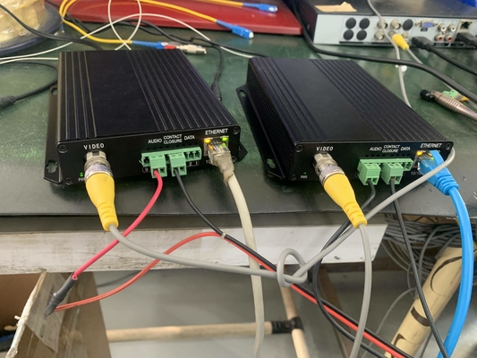 Dati RS232 di Bidi/convertitore di RS422 10/100M Ethernet Over Fiber