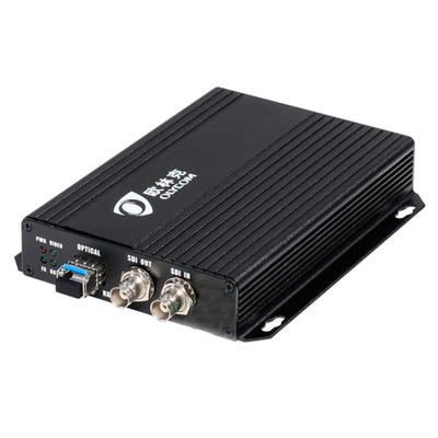 video di 12V 1080P FHD SDI al convertitore a fibra ottica 20km monomodali con il locale Loopout