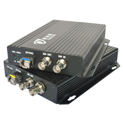 Trasmettitore ottico e ricevitore del video del porto 3G-SDI di BNC con 2 la scanalatura dell'uscita DC12V SFP di SDI