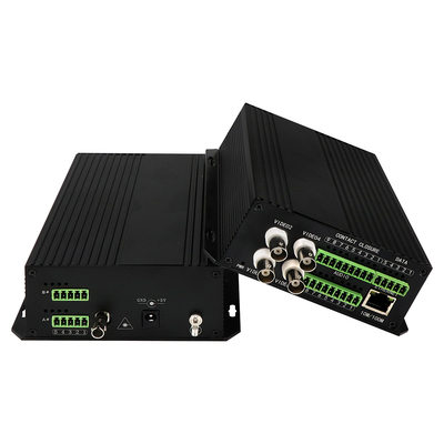 4ch avoirdupois ha equilibrato la video fibra della st del convertitore DC5V di media di audio Ethernet