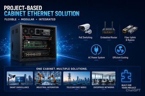 ultimo caso aziendale circa A Project-Based Cabinet Ethernet Solution
