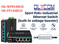 Olycom Switch PoE alimentato a energia solare e a batteria