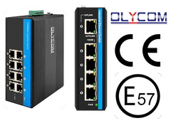 Olycom E57 E-mark Switcher Ethernet certificato