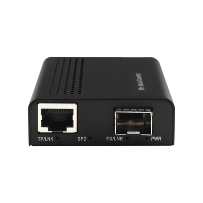 Qualità  1G 10G Unmanaged Copper SFP+ Fiber Ethernet Media Converter DC12V With DIP fabbrica