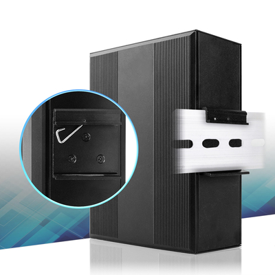 Switch POE da esterno gestito via web, 4 porte 2.5G in fibra ottica, Ethernet rinforzato per videosorveglianza CCTV, CE
