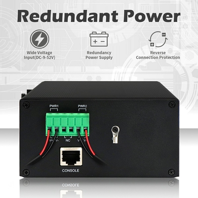 Olycom Industrial PoE Managed Switch 2.5G Fibre 240W Budget SNMP CLI Gestibile