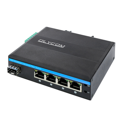 Commutatore industriale del grado del porto di Gigabit Ethernet 5 con il porto della fibra di SFP