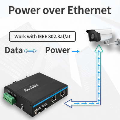 Commutatore 48v di POE di Ethernet della rete di gigabit di 4 porti di POE mini non gestito