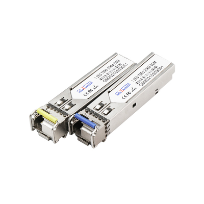 1.25G Modulo SFP monomodo LC Porta 20KM 1310/1550nm WDM DDM Supporto OEM
