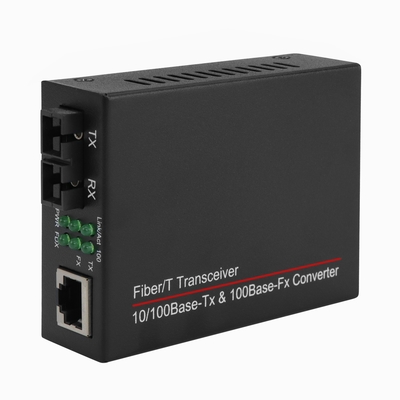 Convertitore multimediale in fibra ottica Gigabit monomodale Connettore SC duplex non gestito
