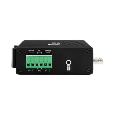 Mini Rugged Media Converter Gigabit Ethernet Unmanaged ST Fibra 30km Dual DC12V CE FCC