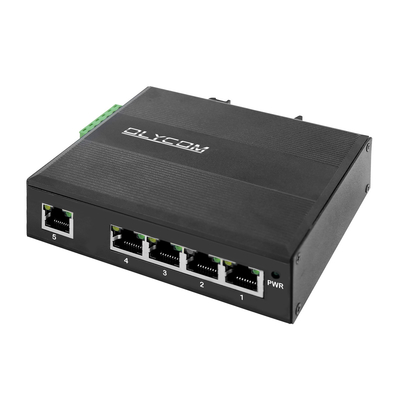 Bilancio non gestito indurito 120W di POE del hub della rete del commutatore di Ethernet di gigabit di 5 porti
