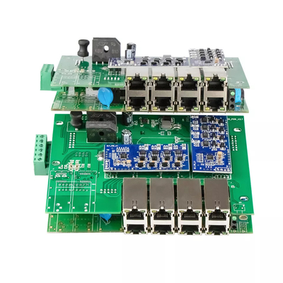 16 porte Gigabit Managed PoE Switch 802.3at Standard 8 slot ottici SFP 240W Budget