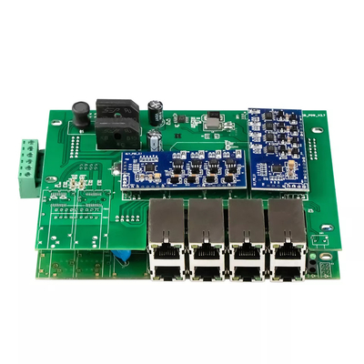 Switch PoE gestito a 8 porte Gigabit Ethernet 240 W POE attivo con custodia robusta Chip Vitesse