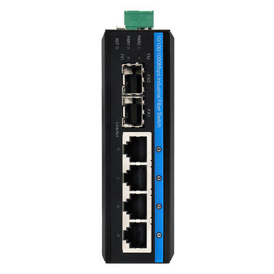 4 porte POE Switch di rete ERPS Ring gestito 120W Gigabit basato su DC48V CE