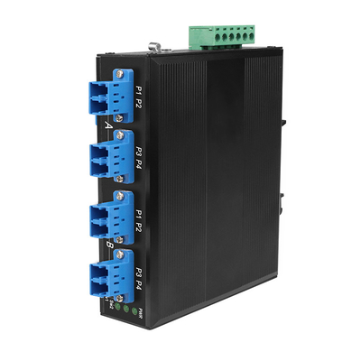 4 porte OBP Protezione da bypass ottico Sistema di commutazione automatica DC12V Porta LC monomodo