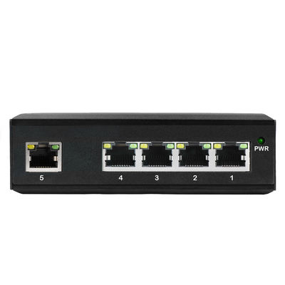 5 porte RJ45 Gigabit Unmanaged Industrial Ethernet Switch con montaggio IP40 E-Mark e Din-Rail