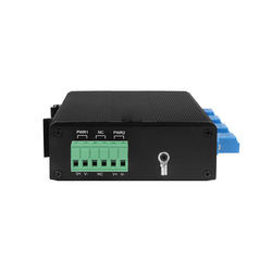 D2*2B Interruttore di bypass in fibra industriale LC Connector single mode DC24v per la protezione