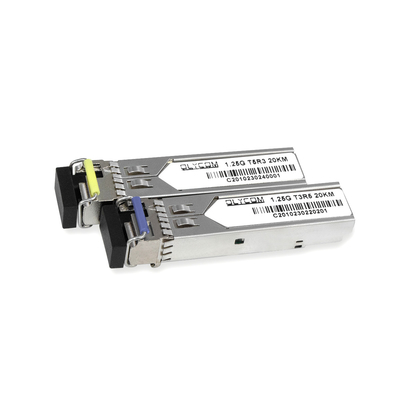 1.25G SFP Modulo Single-mode 1310nm/1550nm 20km Trasmettitore ottico simplex