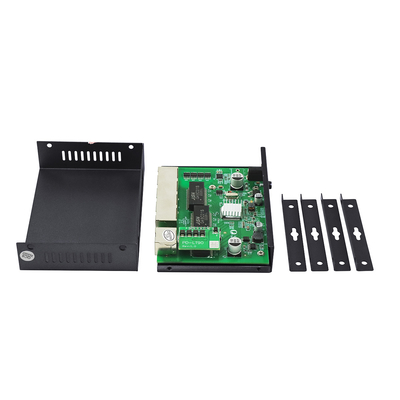 4 porte Gigabit POE Extender Commercial Grade 60W PD Uplink per telecamere IP PoE