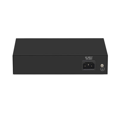 4 porte Gigabit Fiber Switch PoE Af/At 60W con 1 SFP/Copper Uplink Commercial Grade CE
