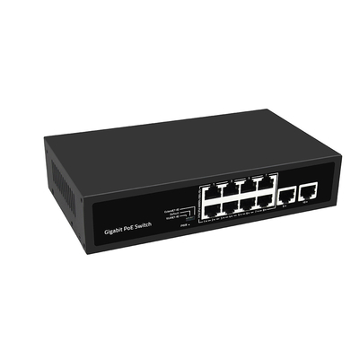 8 porte Gigabit PoE Network Switch VLAN 250 metri AI PoE 120W Budget non gestito