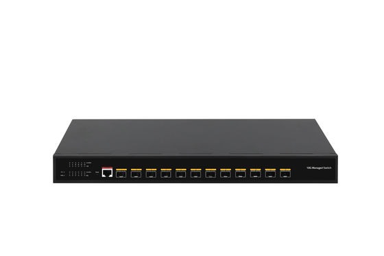 Desktop 12 Port 10G L3 Managed Switch 12* SFP+ Ports Switch in fibra ottica