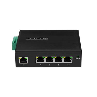 4 porte POE voltage booster DC12-48V per l'energia solare con 1 uplink network port Switch