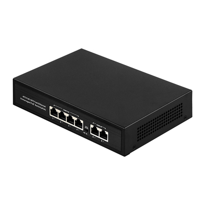 OEM ODM Fast Ethernet 10/100mbps 4 Port Poe Switch Con 2 Port Uplink Switch di rete