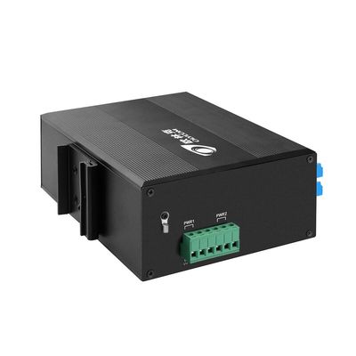 Switch Ethernet gestito industriale a 8 porte con 2 porte in fibra LC da 2,5 G e bypass D2x2B per reti di telecomunicazioni e di sicurezza