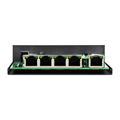 Olycom 4 Port Gigabit PoE Extender Con 4 Port PoE Switch 60W Budget Distanza di 100 metri