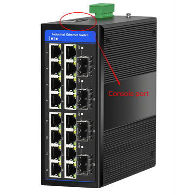 20 porte Gigabit Din Managed Switch Layer 2 basato su 4 slot SFP Support Ring ERPS