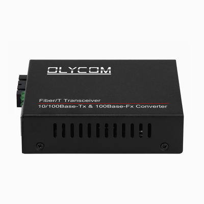10/100mbps media in fibra ottica Trasmettitore 1310nm Media Converter MM 2km