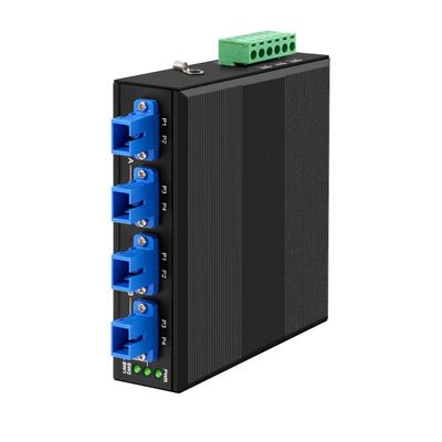 4 canali di bypass ottico industriale con ingresso Din Rail DC24V e bassa perdita di inserimento per le telecomunicazioni