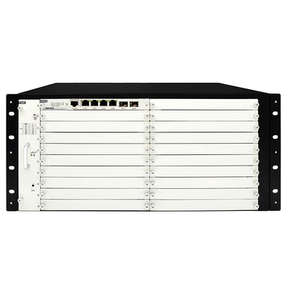 OTN DWDM 5U Chassis 20 slot di servizio per 100G 200G 400G trasmissione doppio ingresso di potenza