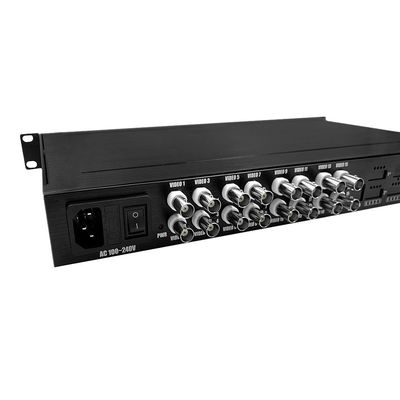 16 porte AHD/CVI/TVI Video Converter HD 1080P su singolo modo Fibra ottica AC 220V Input