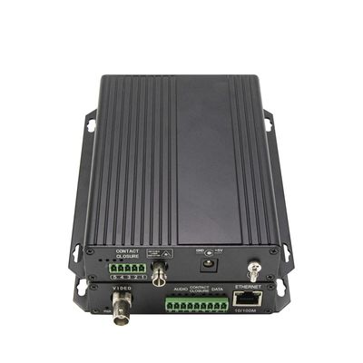 Convertitore in fibra ottica multiservizio Video analogico Dati RS232/RS422 Ethernet 10/100M BiDI DC5V