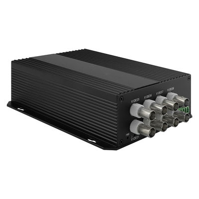 Convertitore ottico di dati video CCTV 8 porte SECAM Compatibile SC/ST/FC Fibra CE