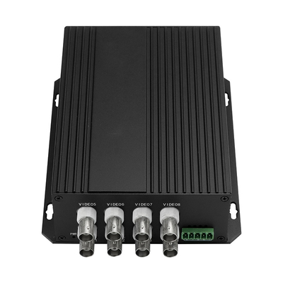 CCTV Analog Video Data Optical Converter SECAM Compatibile con 8 porte SC/ST/FC Fibra