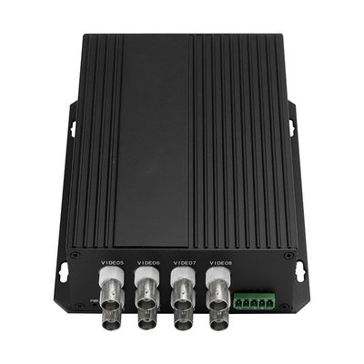 Convertitore ottico di dati video CCTV 8 porte SECAM Compatibile SC/ST/FC Fibra CE