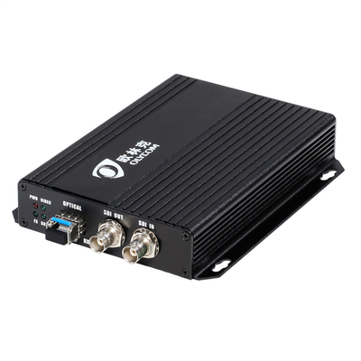 3G-SDI Video Trasmettitore Ottico Ricevitore BNC Port Con 2 SDI Output DC12V SFP Slot