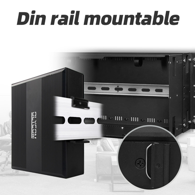 5 porte Gigabit Unmanaged POE Switch DC48-52V Switch Ethernet di alimentazione per uso esterno