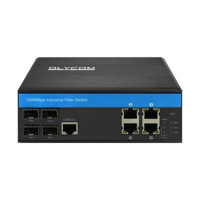 8 Port Industrial Managed PoE Switch Full Gigabit 120W Budget Rete rinforzata CE