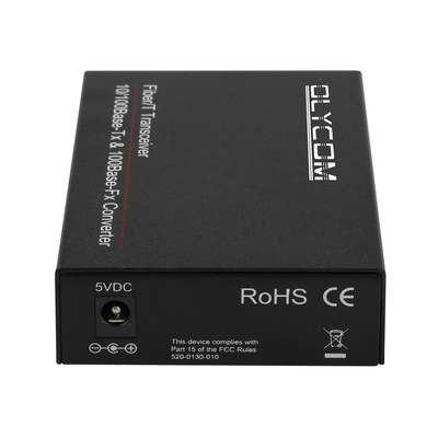 10/100/1000M Single Fiber duplex SC Connector 80KM Fiber Media Converter Fibra ottica a convertitore RJ45