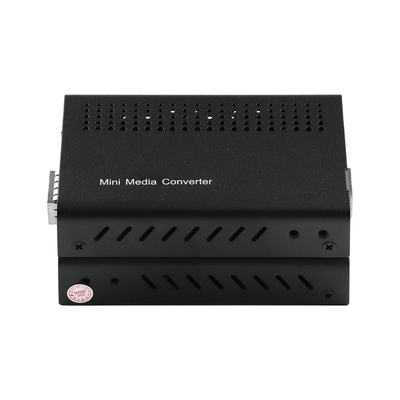 Mini 10G Media Converter Non gestito SFP + Fibra ottica a 10GB Basato-T Rack Montabile
