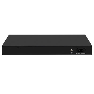 16 porte 2.5G Ethernet Switch con 10G Fiber Uplinks Non gestito Fanless AC alimentato